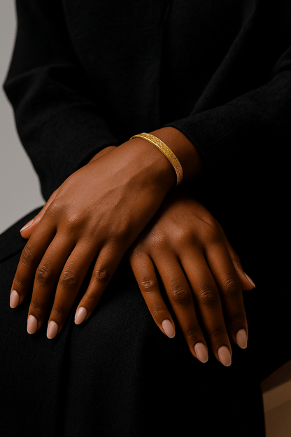 Bracelet Manchette Ayat al-Kursî – Acier Inoxydable 304