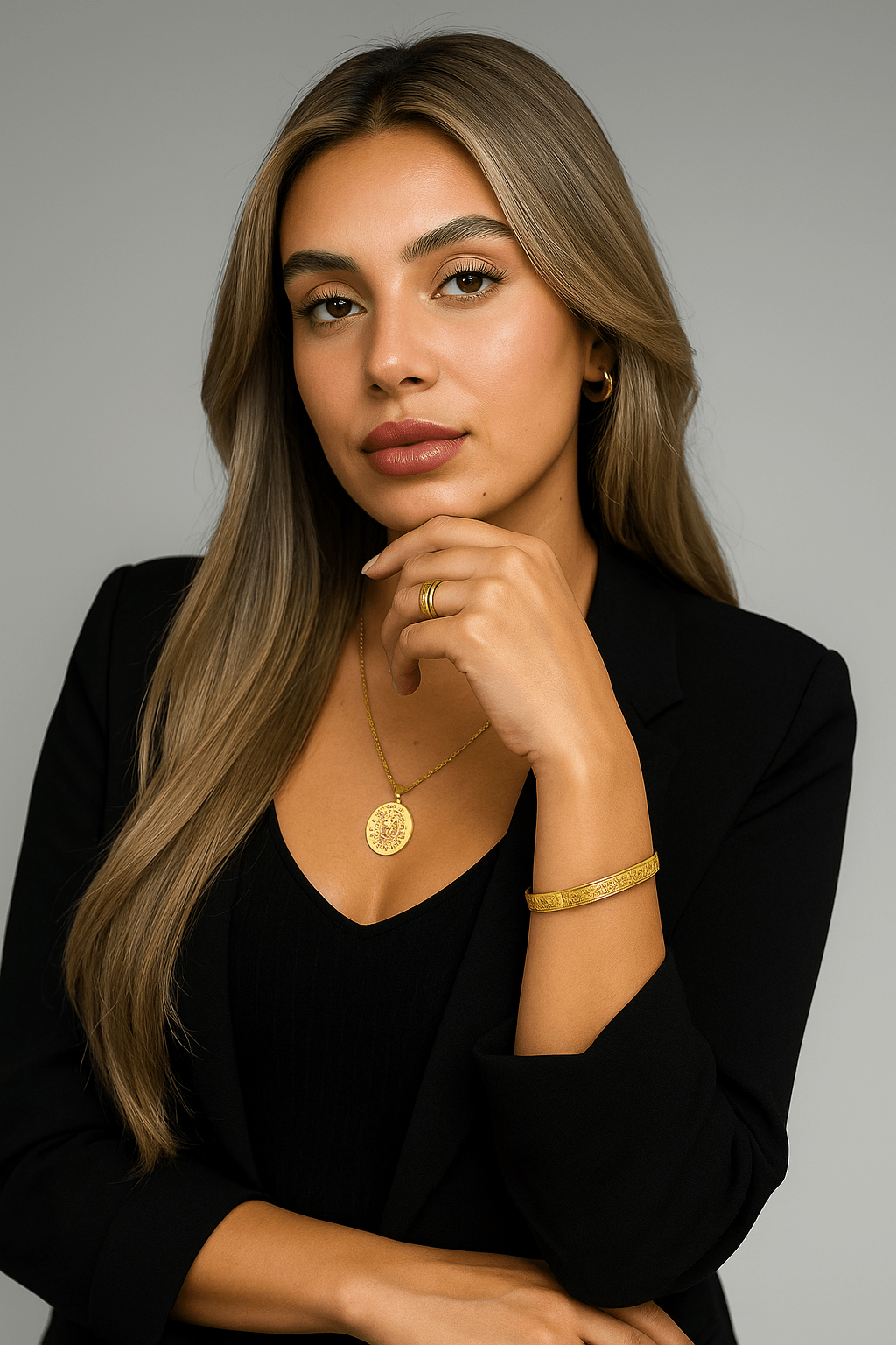 Bracelet Manchette Ayat al-Kursî – Acier Inoxydable 304